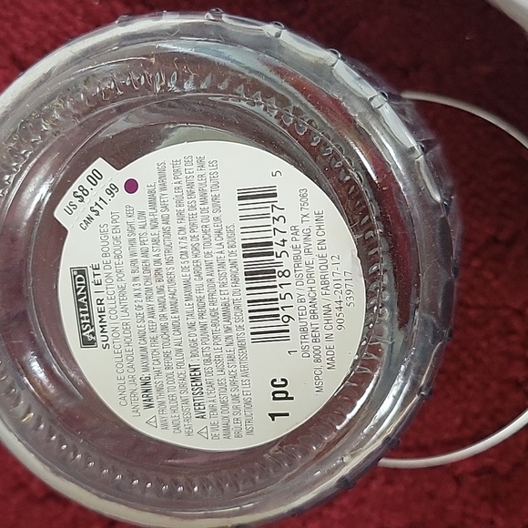 Ashland Candle Collection Tea Light Glass Lantern W/ Metal Handle - Picture 6 of 8